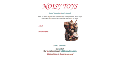 Desktop Screenshot of noisytoys.com